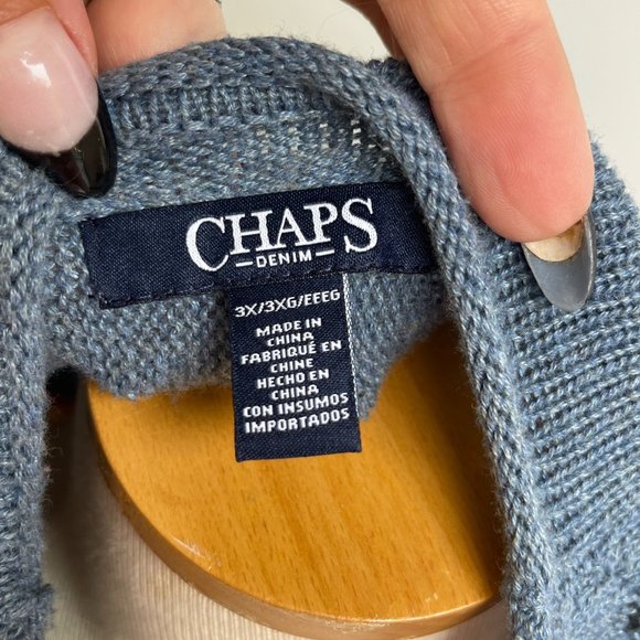 Chaps Multicolor Patterned Vest - Picture 7 of 7